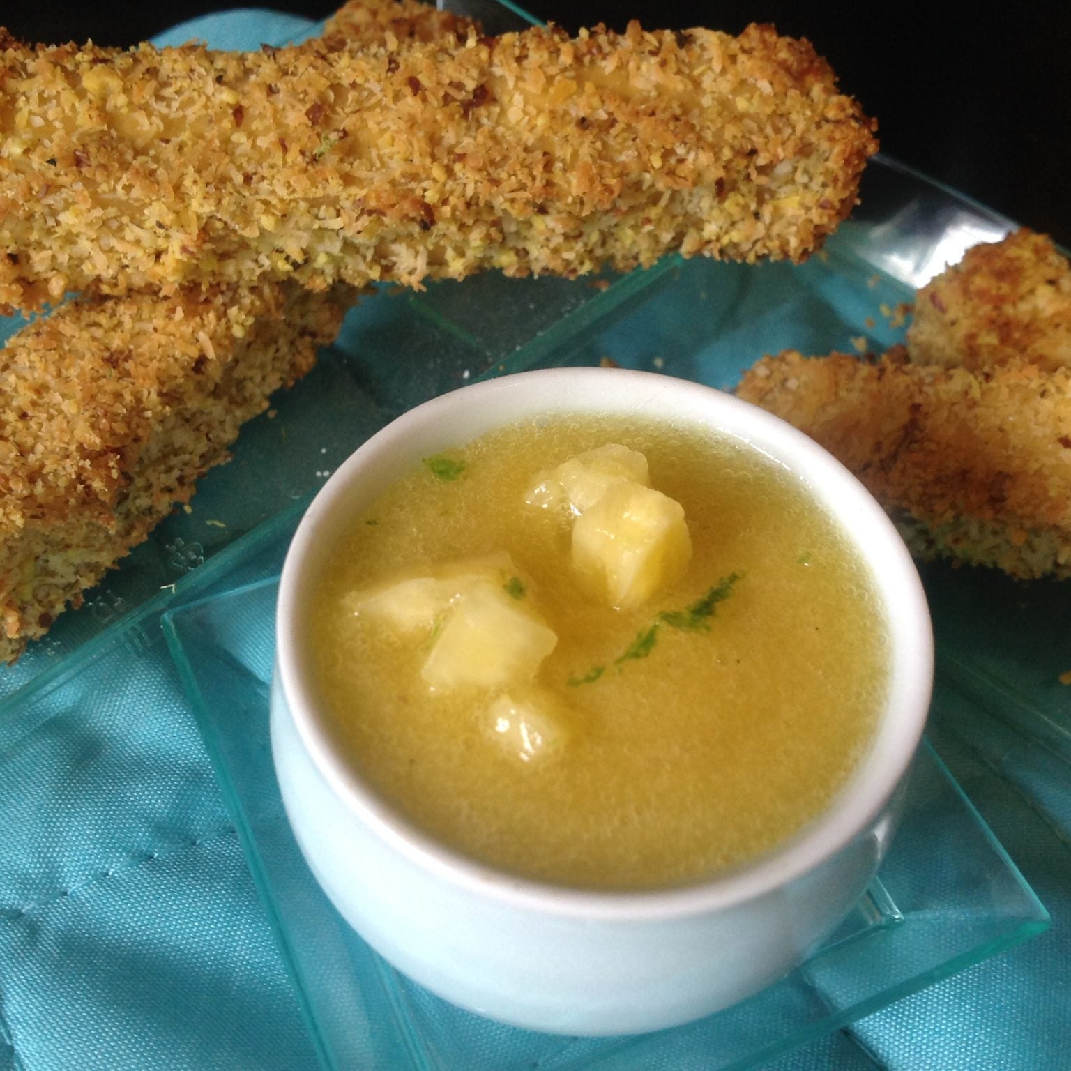 Sweet & Spicy Pineapple Ginger Dipping Sauce