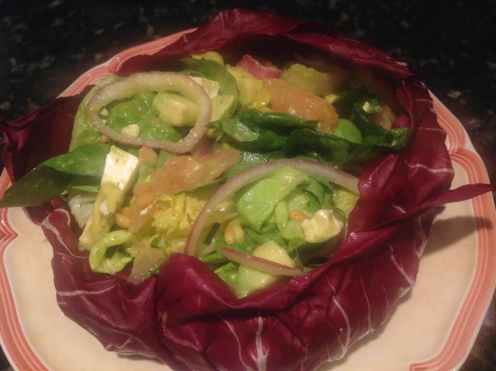 Avocado & Pink Grapefruit Salad