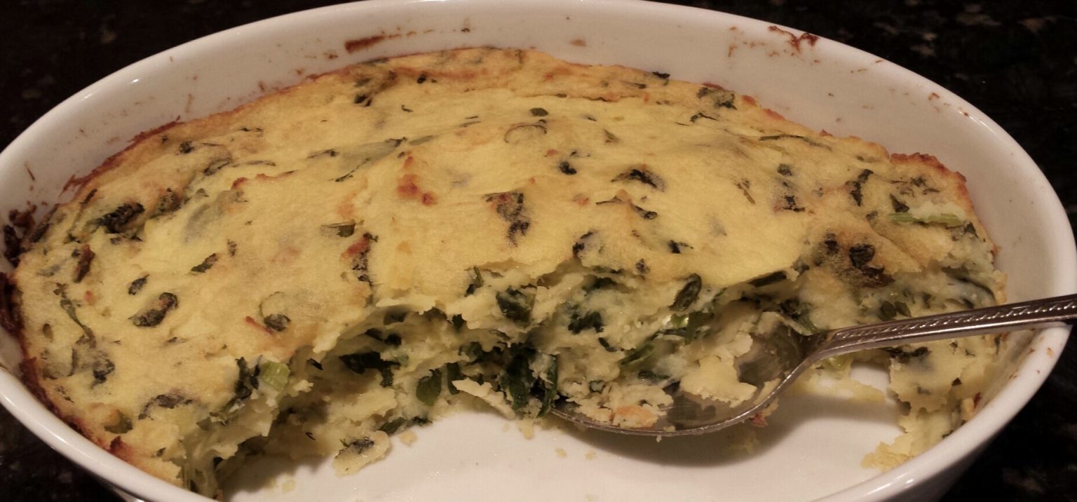 Colcannon – Baked and Golden