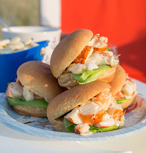 Gourmet seafood sliders with homemade Herbes de Provence aioli made using Gustare Gourmet's premium Herbes de Provence Extra Virgin Olive Oil - French condiment recipe