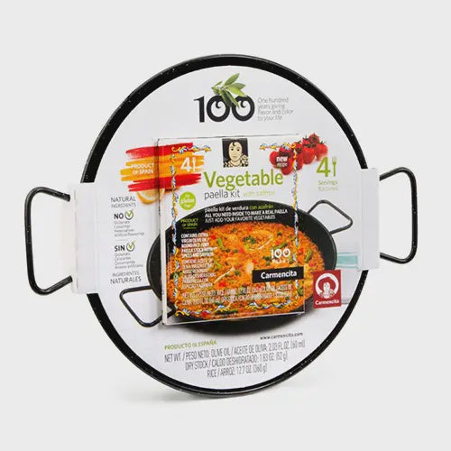 Vegetable Paella Kit with Enamelled Pan