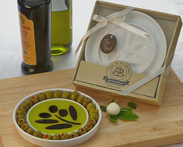 Taste of the Orchard Oil & Vinegar Dipping Plate