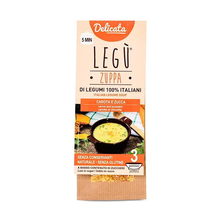 Organic Carrot and Pumpkin Soup